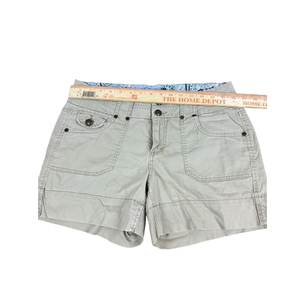 one 5 one Light Gray Women's Cargo Shorts